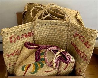 Haitian Straw Bags