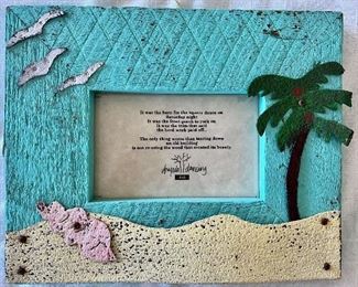 Reclaimed Wood & Metal Picture Frame