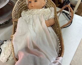 Another view of the doll that was in the stroller.  