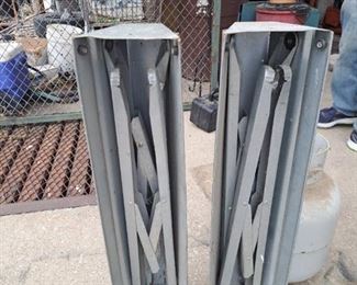 2 folding saw horses