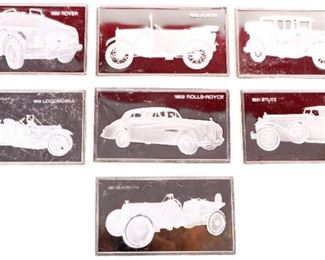 Antique Cars silver bars