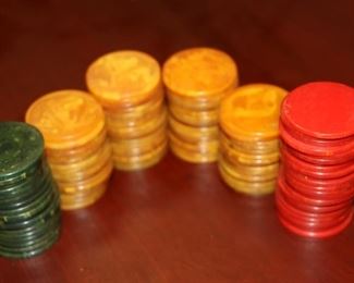 Bakelite Poker Chips