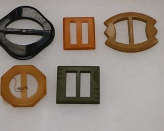 Bakelite Belt Buckles