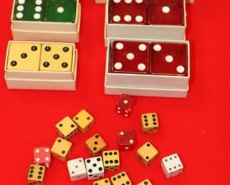 Various Dice in Various Sizes