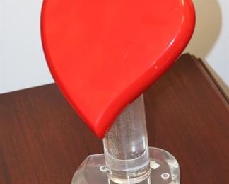 Van Teal Lucite Sculpture 