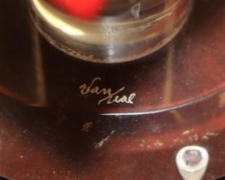 Van Teal Lucite Sculpture 