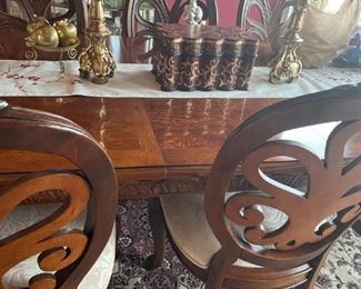 Beautiful Dining Room Table Set with 8 Chairs
