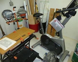 Exercise Bike & Workbench