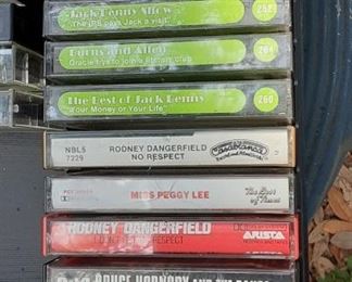He bought out collection of hundreds of cassettes.  There are collectors out there!