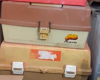 Many years' worth of fishing gear.  