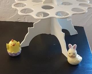 Vintage plastic egg tree for your eggs!