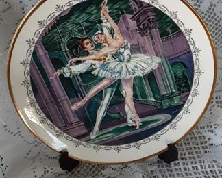 From the Edward  Marshall Boehm Plate Collection, Tribute to the Ballet. 