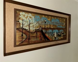 Great Colors on these vintage art pieces 