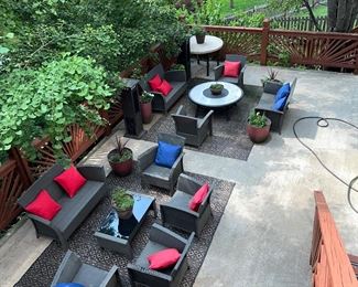 Great selection of patio furniture