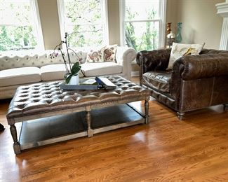 Tufted coffee table/ottoman