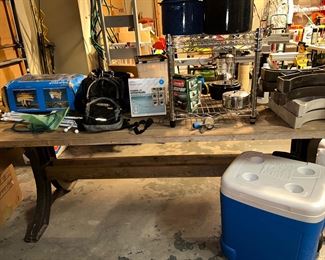 Another picnic table/ Garage