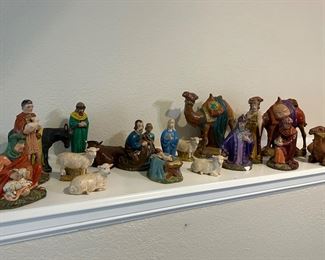 Vintage Nativity Set
