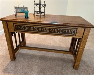 Communion table from a church