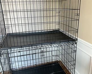 2 Extra large dog crates