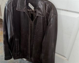 Men's leather jacket