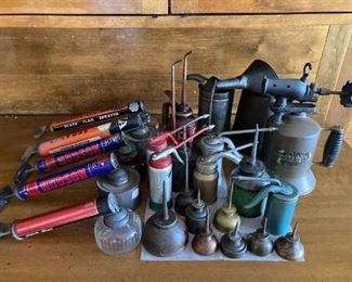 Vintage Oilers, bug dusters, Craftsman Welding Torch