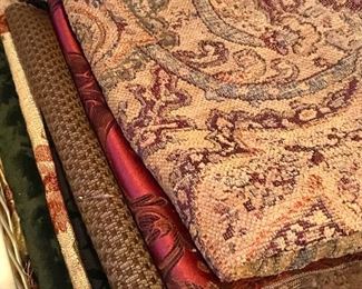 Fabric yardage, trim, remnants