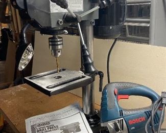 Drill Press, Scroll Saw, Dremel MotoTool