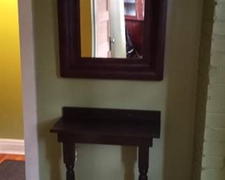 Hall Mirror and Table