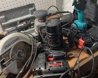 Pile of Power Tools