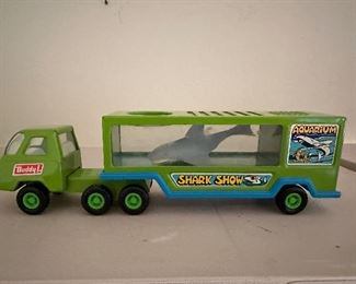 Buddy L Truck and Aquarium Trailer with a Shark Show.
