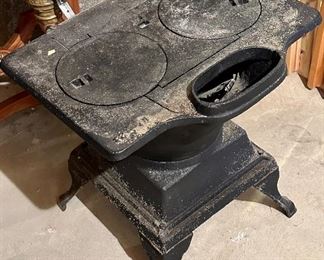 Antique cast iron stove