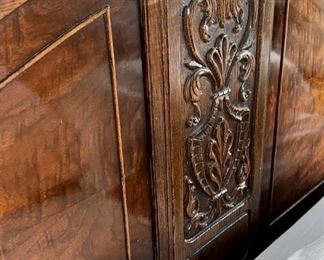 1890's Antique Bed with Head and Foot Boards