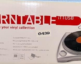 Ion USB turntable New in the Box... From Album to digital music on your computer.