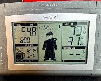 La Crosse Technology Desk Temp/Alarm/Clock