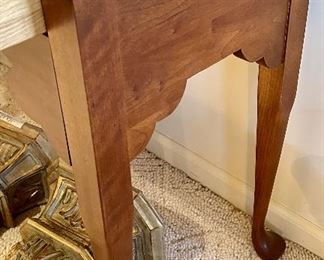 Beautiful Cherry 2 Drawer Display Console/sofa table. 