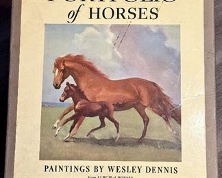 Portfolio of Horses by Wesley Dennis and Marguerite Henry. 