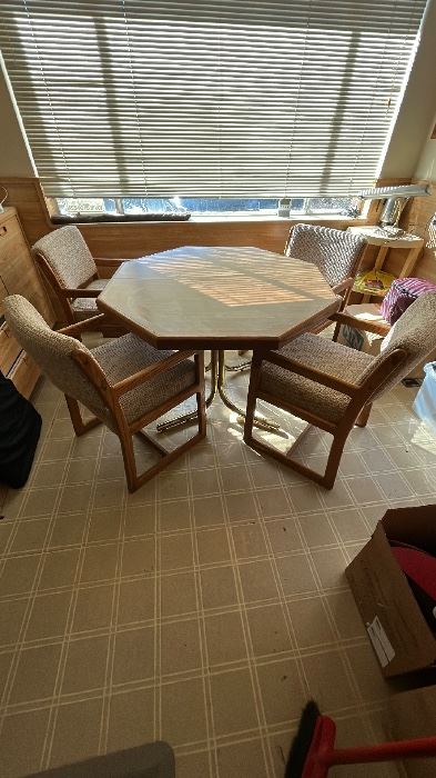 Solid wood, kitchen table and chairs