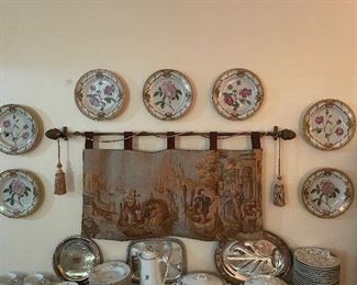 Tapestry  with Decorative Wall Plates