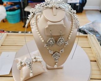 Wedding Jewelry Set Swarovski Crystals