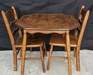 Childrens Table And 2 Chairs