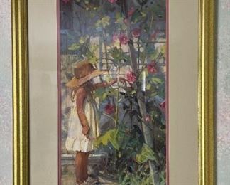 Gold Framed Print Art