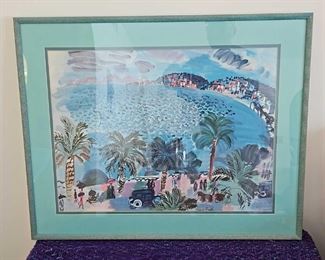 Mediterranean Scene By Raoul Dufy