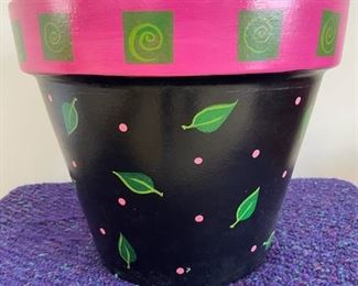 Painted Flower Pot