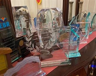 Awards!!! Children said their mom cherished every award and man, are there plenty!