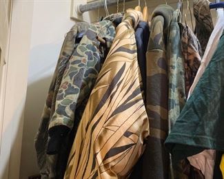 Coach's hunting gear..