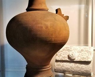 One-of-a-kind raku pottery