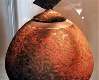 One-of-a-kind raku pottery