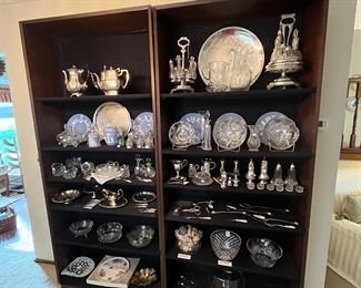Dining Room 
A huge selection of silver and crystal table wares