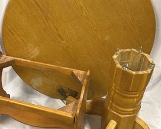 Wooden Table Side Table missing Glass Top