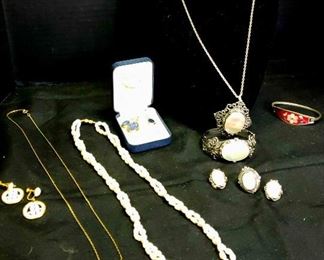 Vintage PearlToned, Sea Opal And Abalone Sets